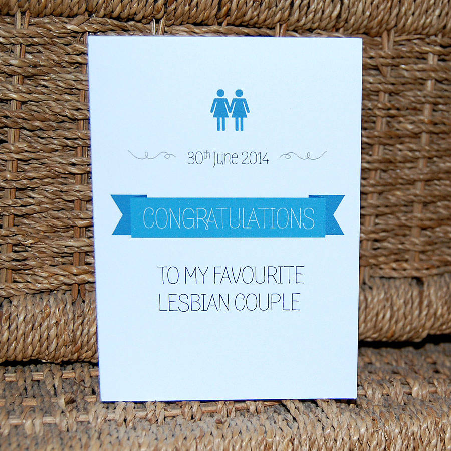 Favourite Lesbian Couple Card By Pink And Turquoise 