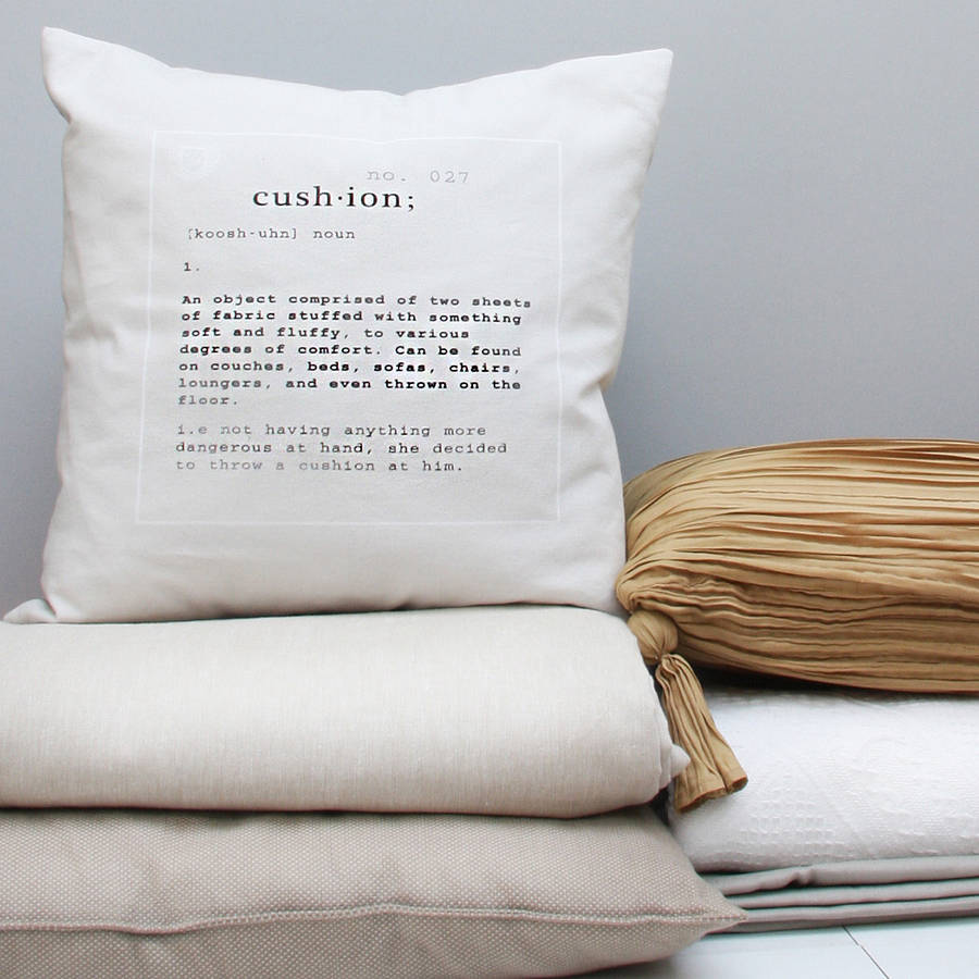 Cushion Definition Cushion By Frost Dutch Notonthehighstreet