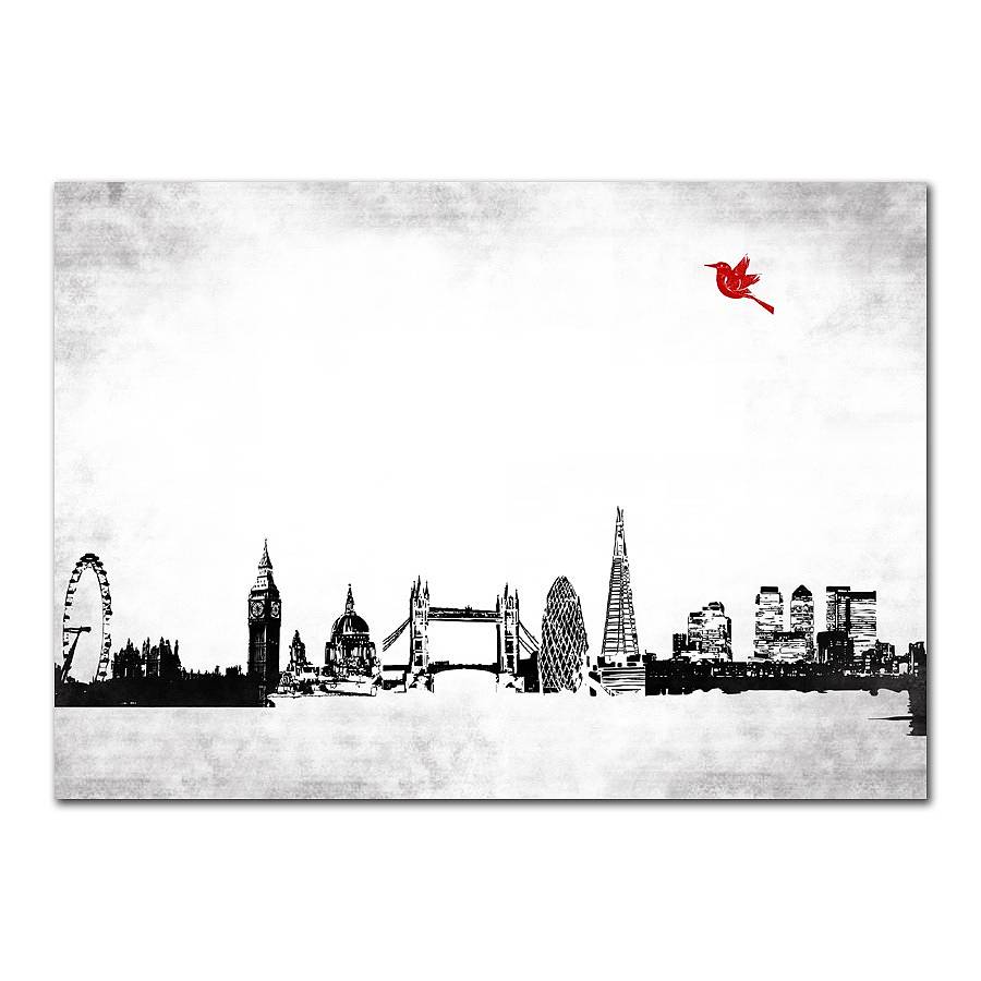 london city skyline fine art print by indira albert