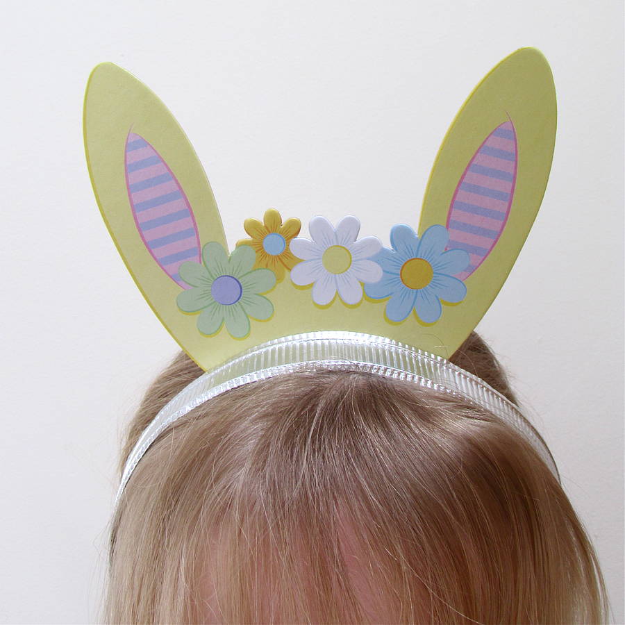 Easter Bunny Ears Party Headbands X Eight By Edamay