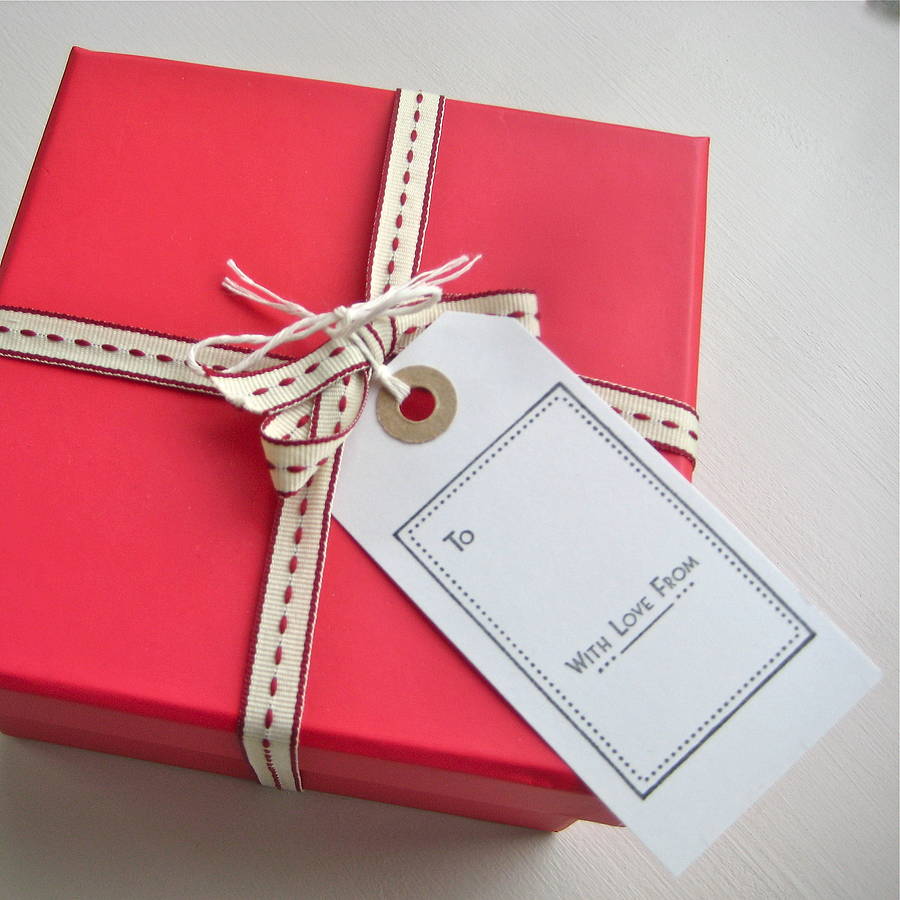 set of five handmade birthday gift tagschapel cards