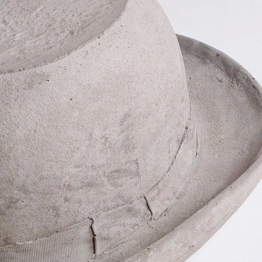 concrete hat planter by out there interiors