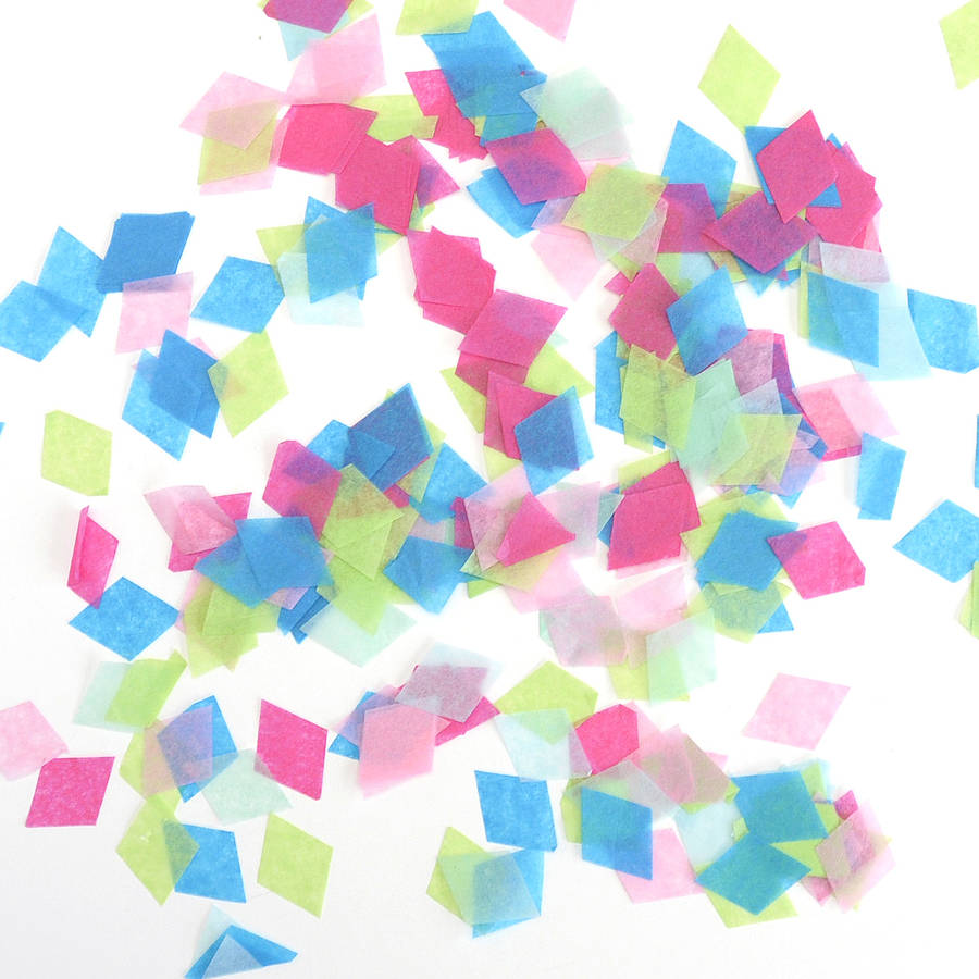 diamond shaped tissue paper confetti by peach blossom diamond shaped tissue paper confetti by peach blossom