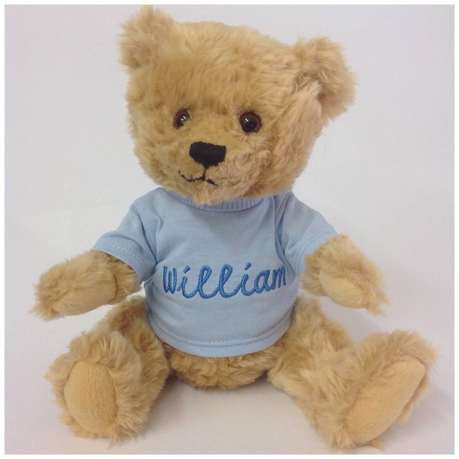 personalised cuddly teddy bear