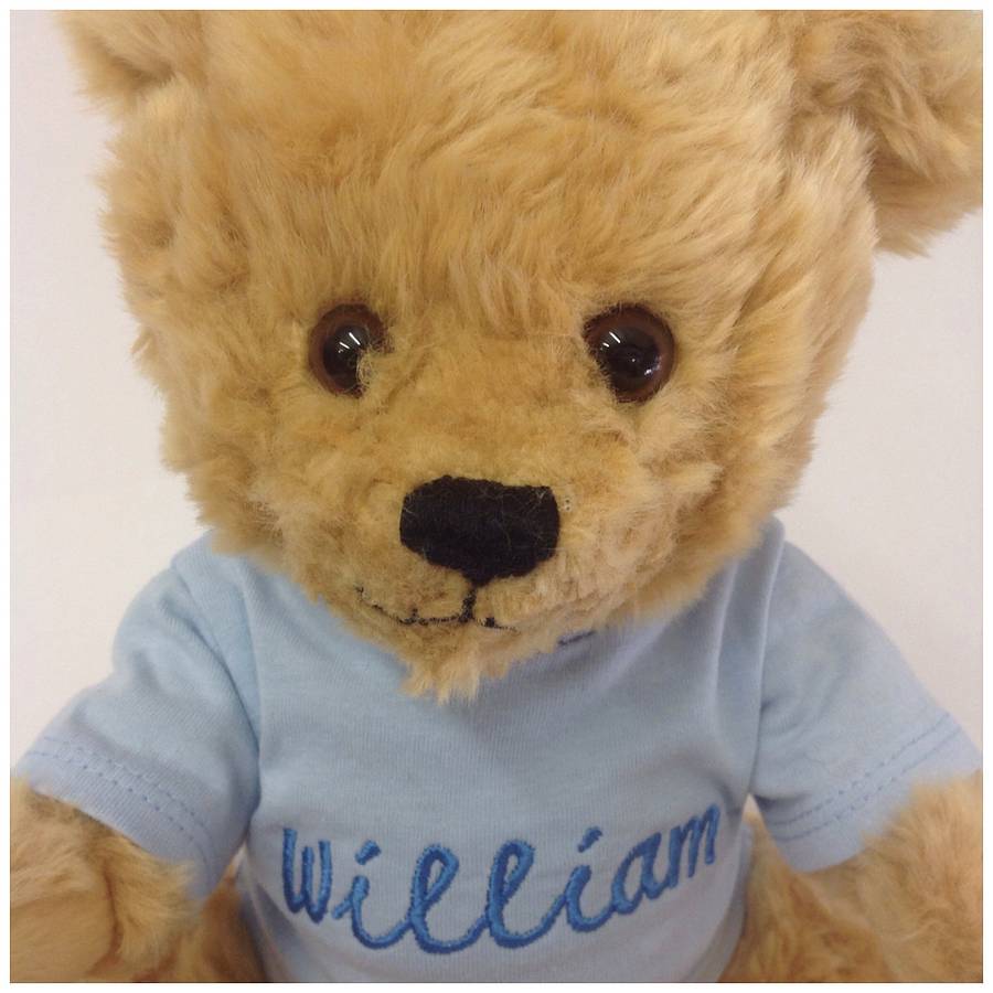 personalised cuddly teddy bear