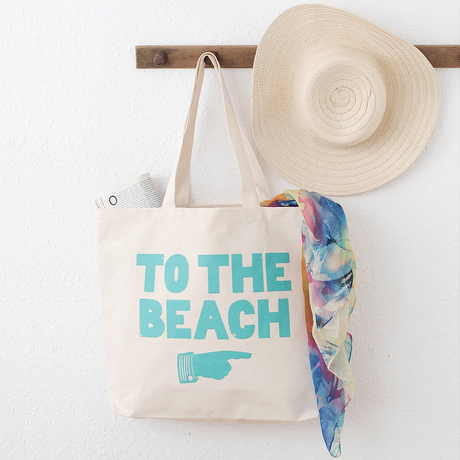 personalized canvas beach bags