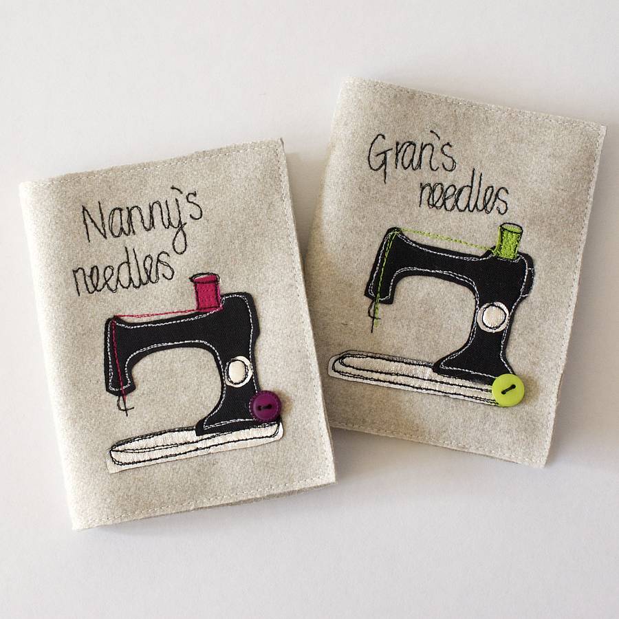 personalised sewing machine needle case by rosiebull designs