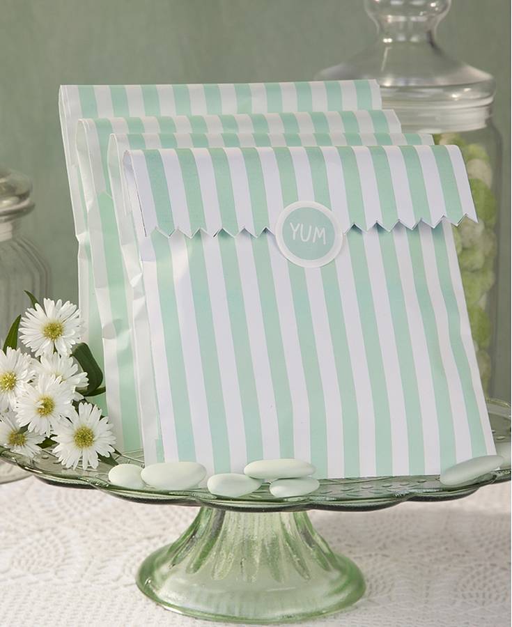 set of ten mint treat bags by hope and willow