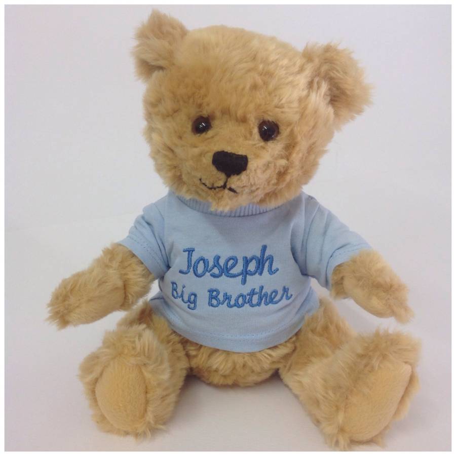 personalised big brother teddy