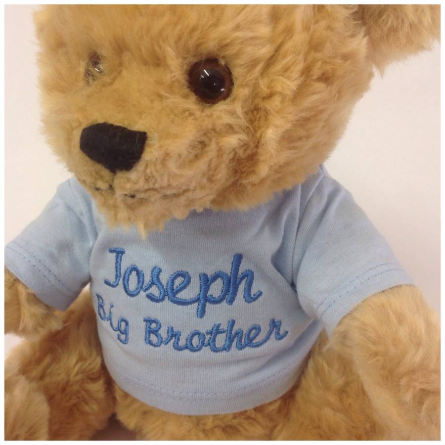 personalised big brother teddy