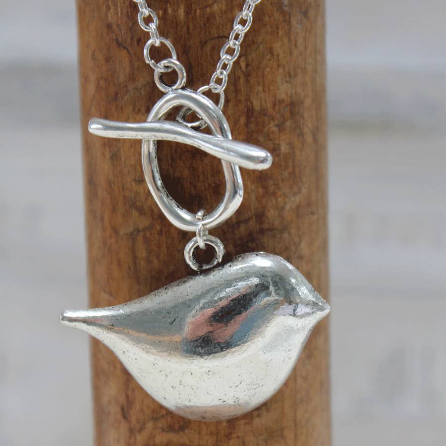 contemporary bird necklace by zamsoe