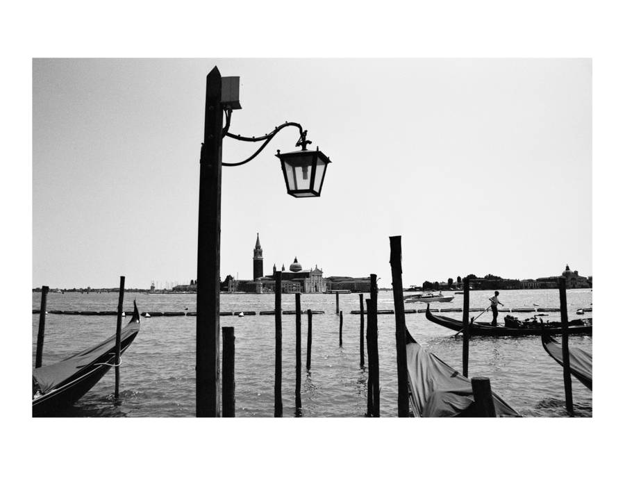 venice, italy, black and white, art print by paul cooklin