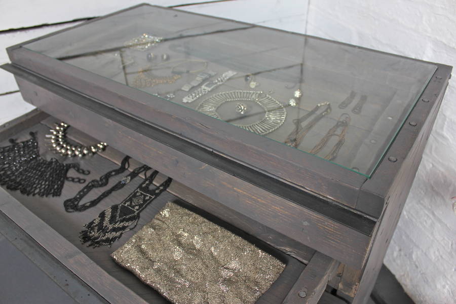 foster recycled wood glass topped chest of drawers by urban grain