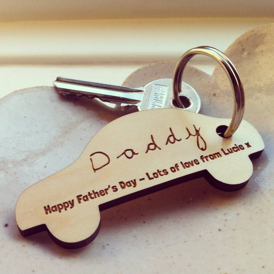 personalised car key ring by auntie mims