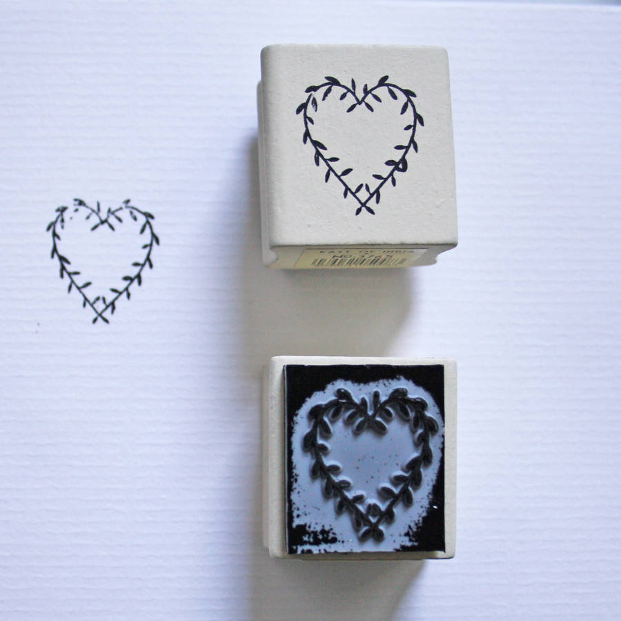 love heart stamp by le trousseau