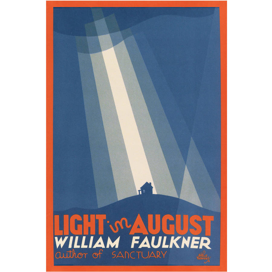 light in august poster by the literary gift company