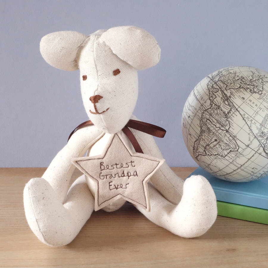 personalised teddy for him