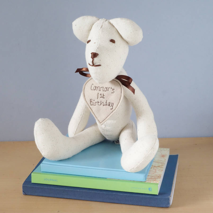 personalised teddy for him