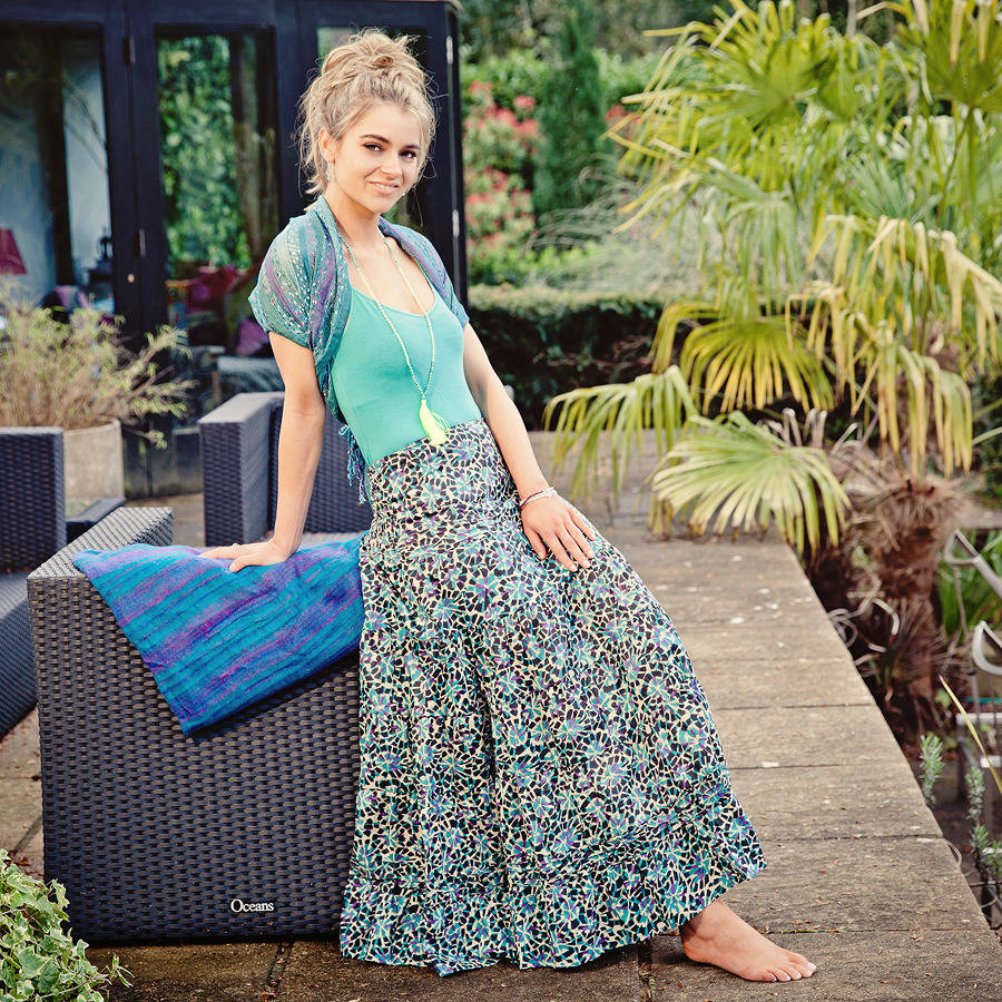 30 off cotton summer maxi skirt by charlotte's jewellery