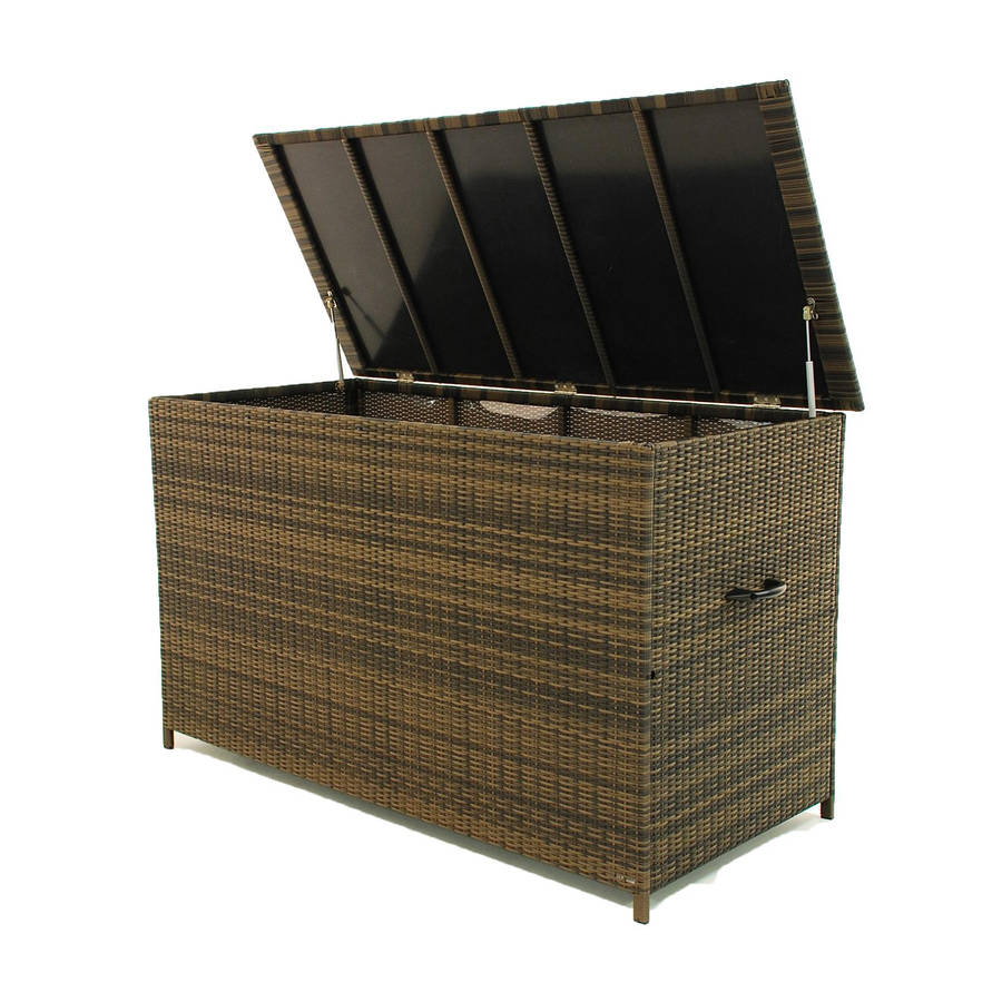 rattan large storage box by out there exteriors