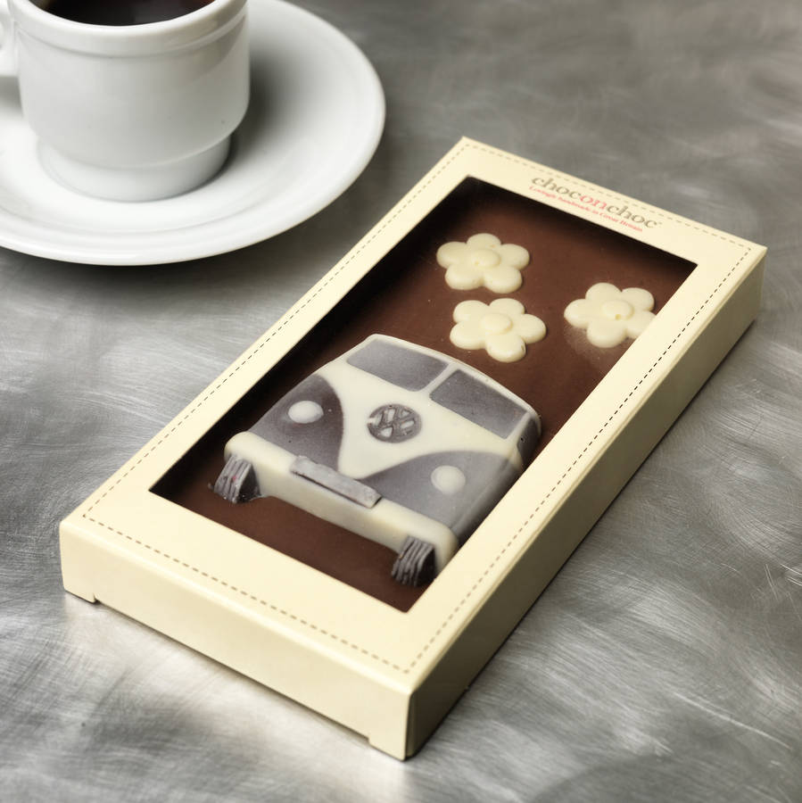 campervan chocolate bar by choc on choc