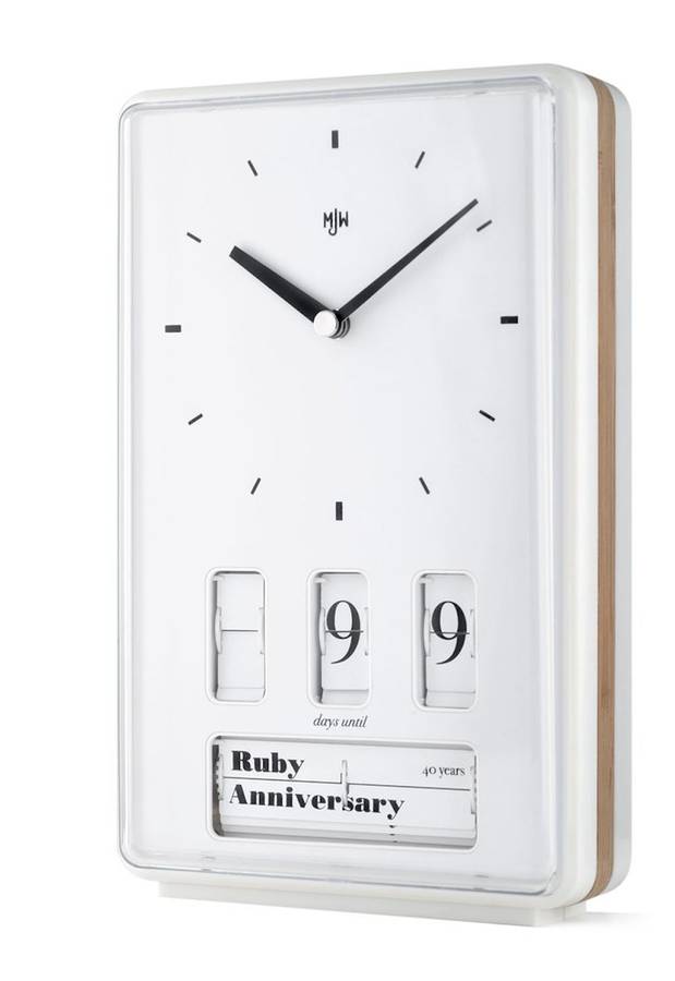wedding anniversary clock by another studio