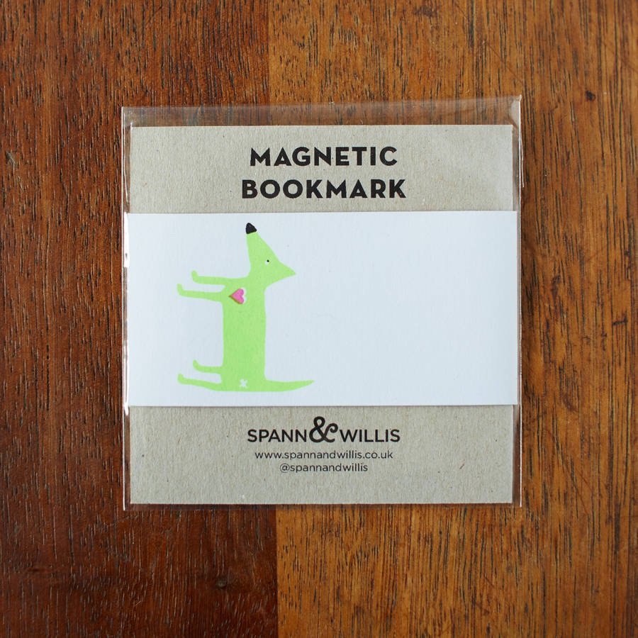 dog bookmark by spann & willis