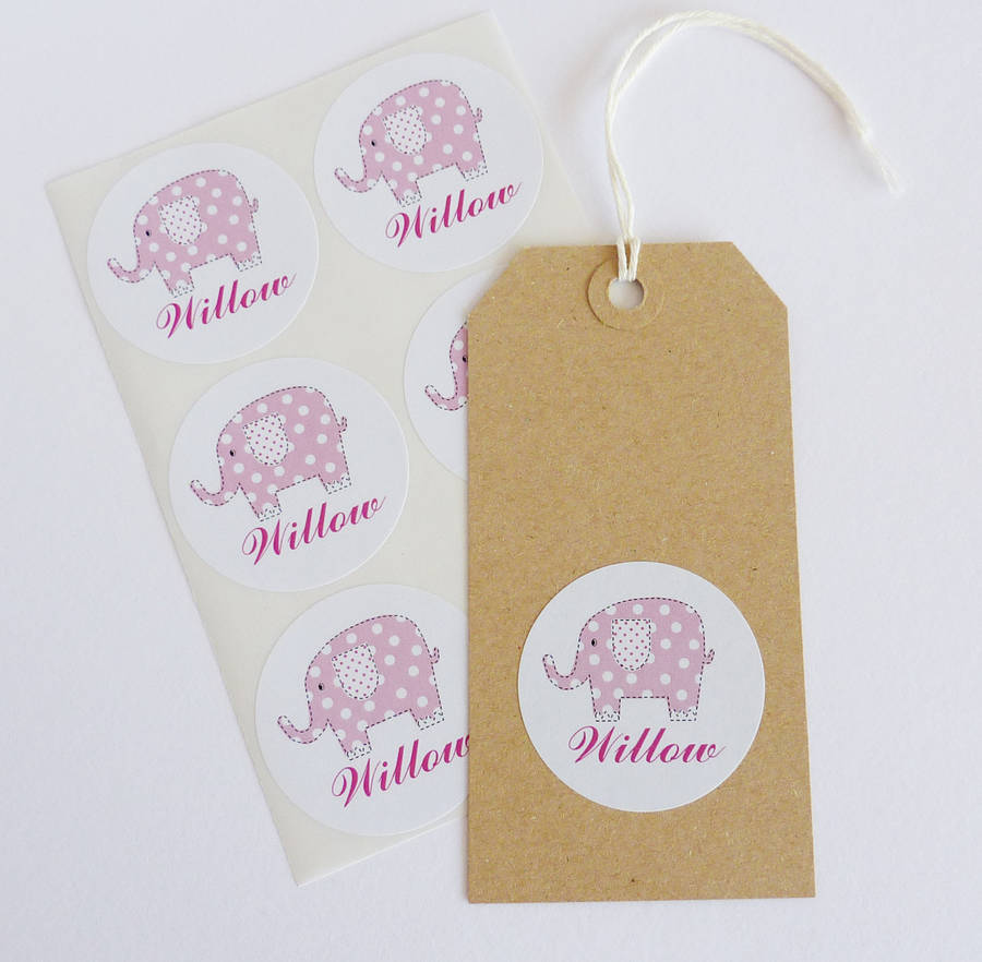 baby elephant christening invitations by little cherub design