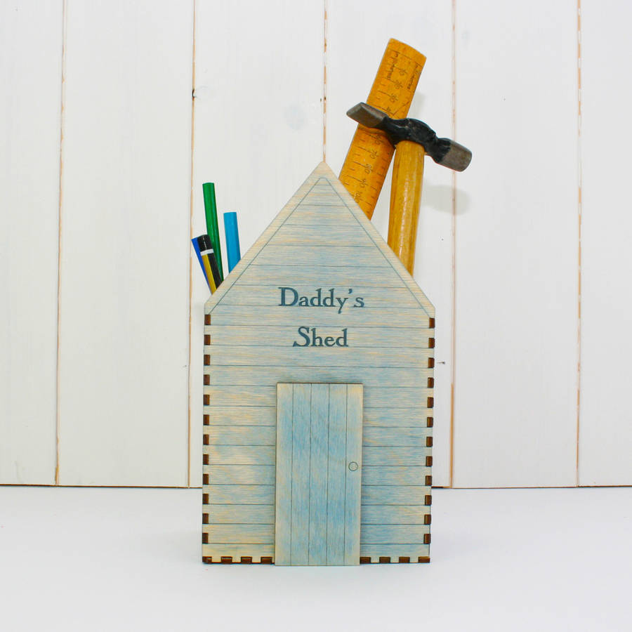 homepage &gt; BOMBUS &gt; PERSONALISED COLOURED GARDEN SHED DESK TIDY