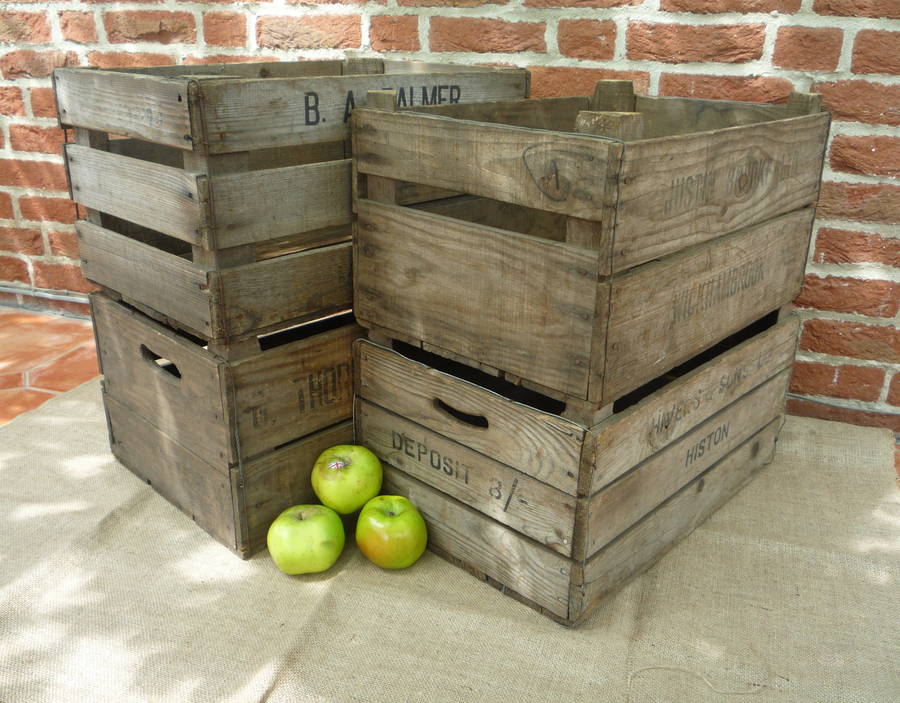 Wooden Apple Crates For Sale at Rachel Stephens blog