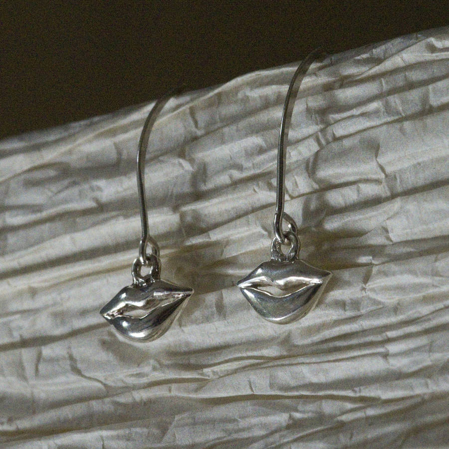 sterling silver british flag earrings by tales from the earth