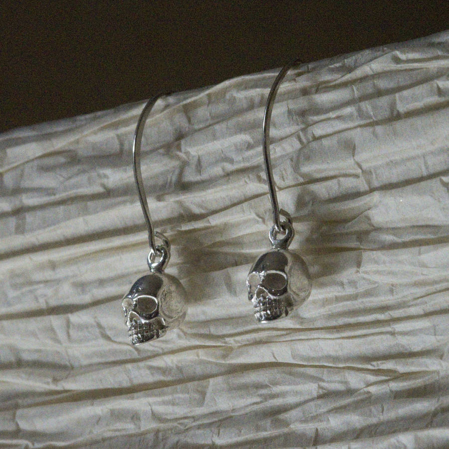 sterling silver british flag earrings by tales from the earth