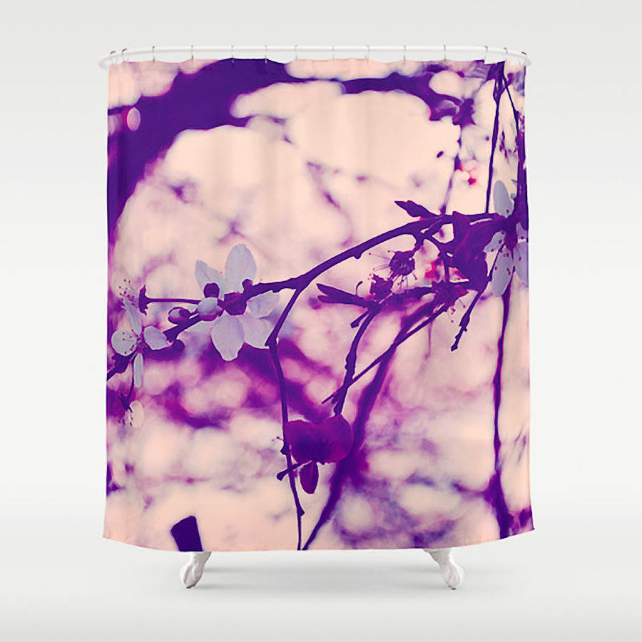 spring in london shower curtain by ruby and b