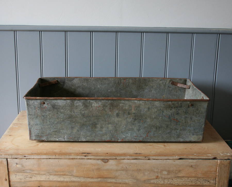rectangular metal container by homestead store