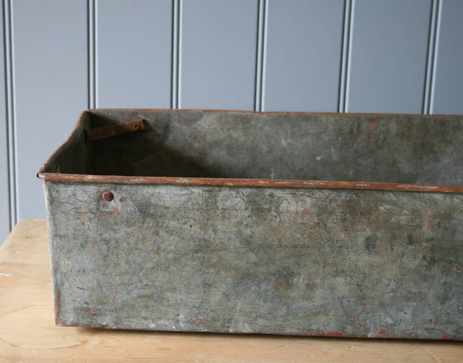 rectangular metal container by homestead store