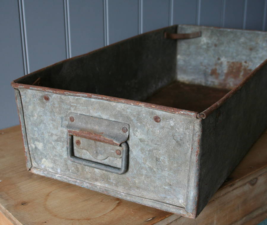 rectangular metal container by homestead store