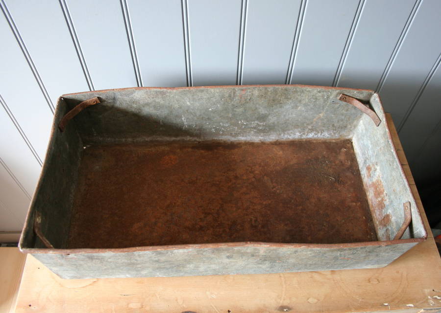 rectangular metal container by homestead store