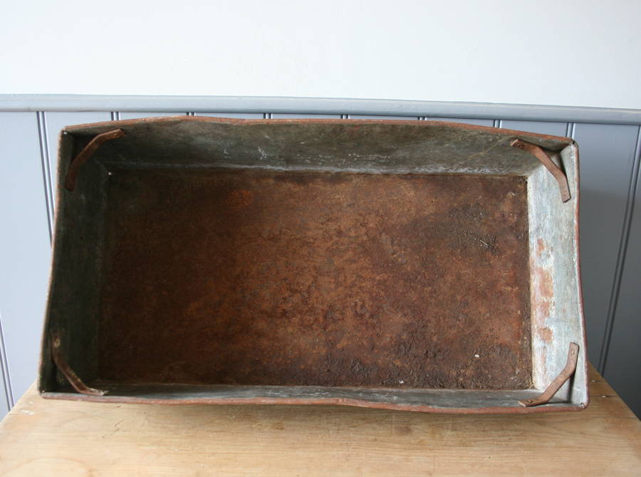 rectangular metal container by homestead store