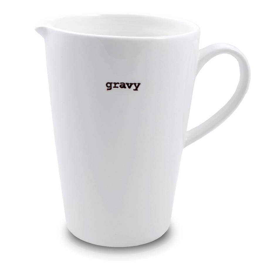 large porcelain gravy jug by little red heart