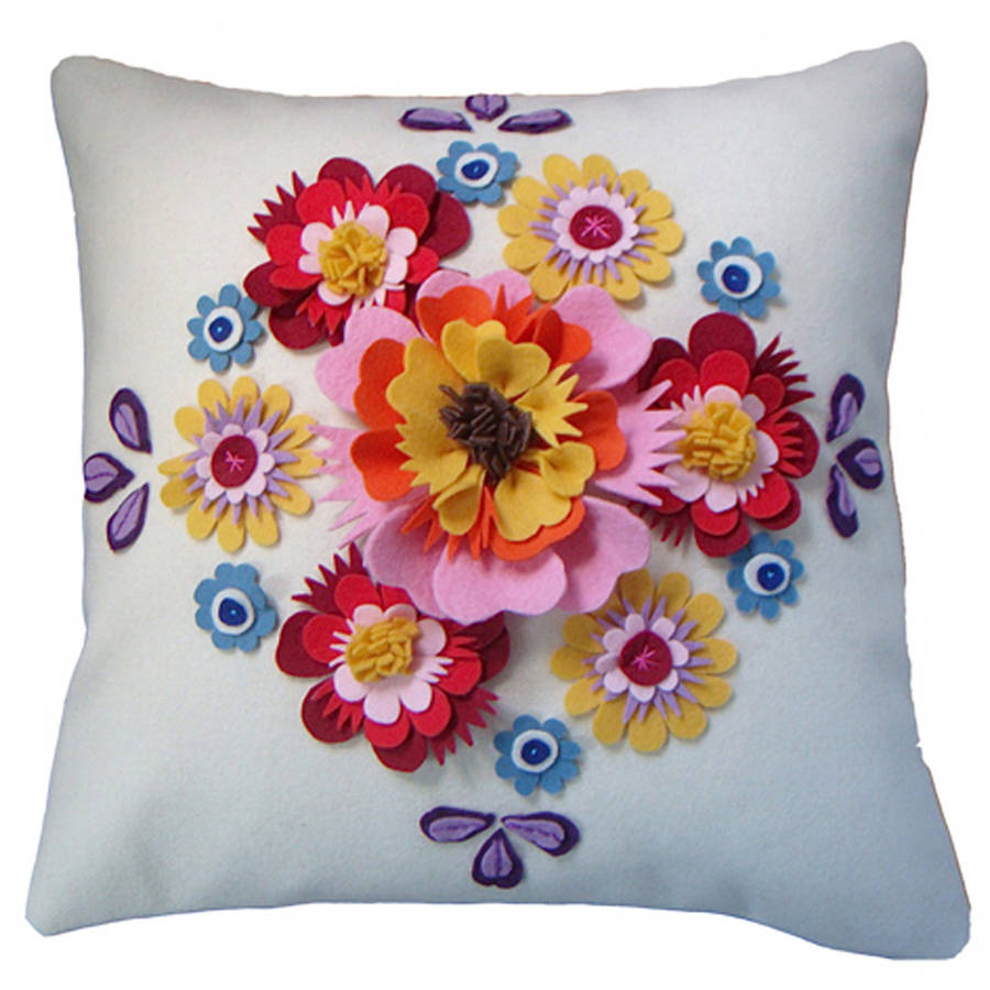 floral cushion