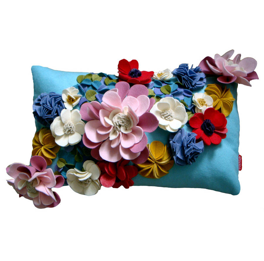 floral cushion