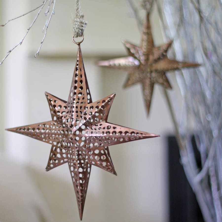 hanging moroccan star decorations by the wedding of my dreams