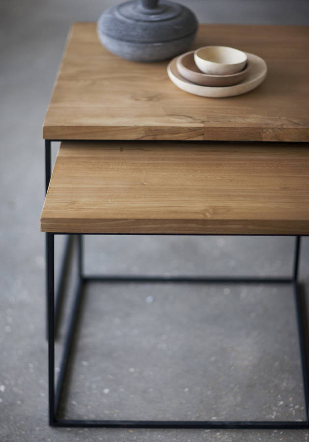 frame nest of tables by trunk