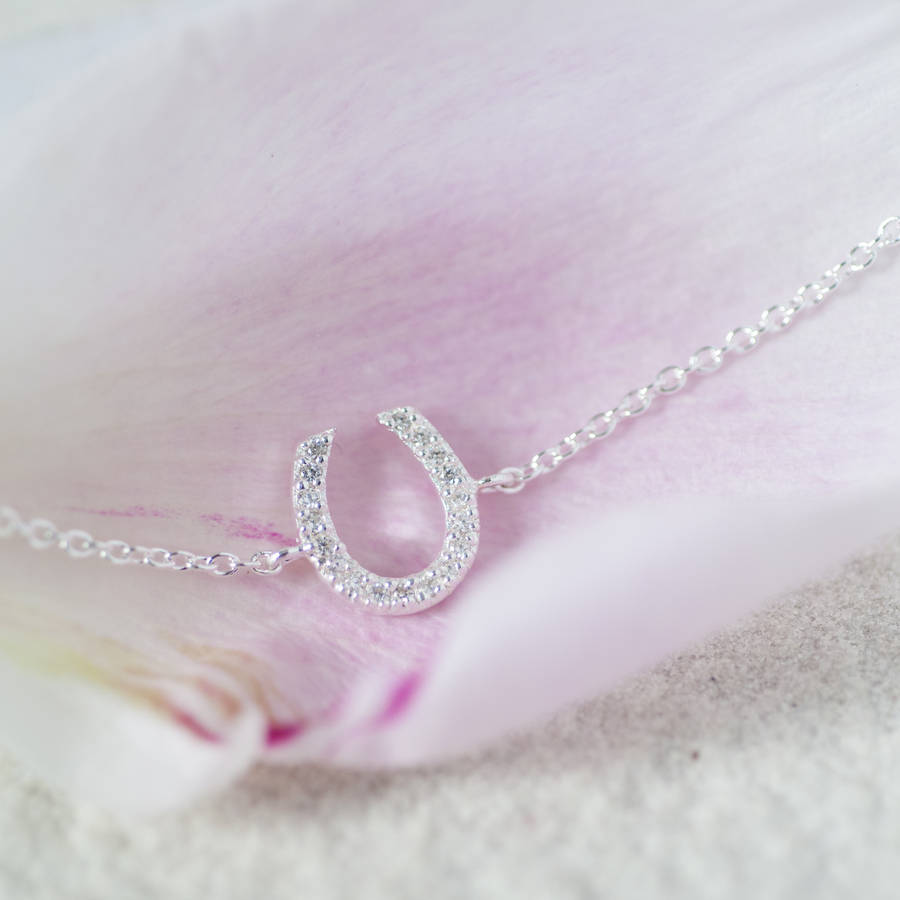 lucky horseshoe bracelet by oh so cherished