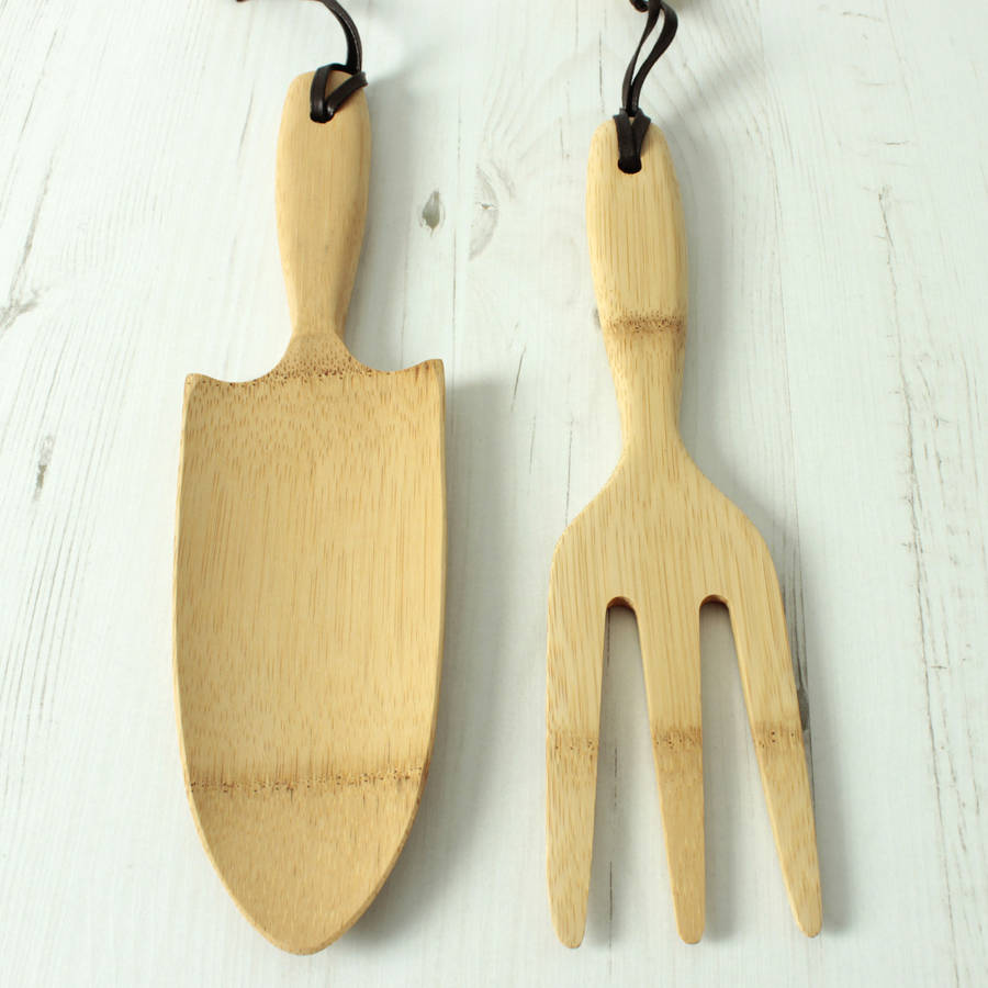 organic bamboo garden trowel by green tulip ethical living