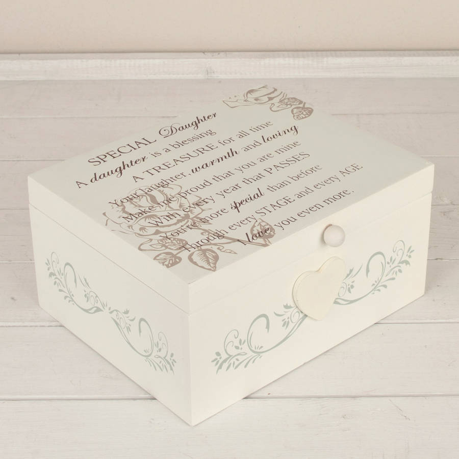 special daughter keepsake box by dibor