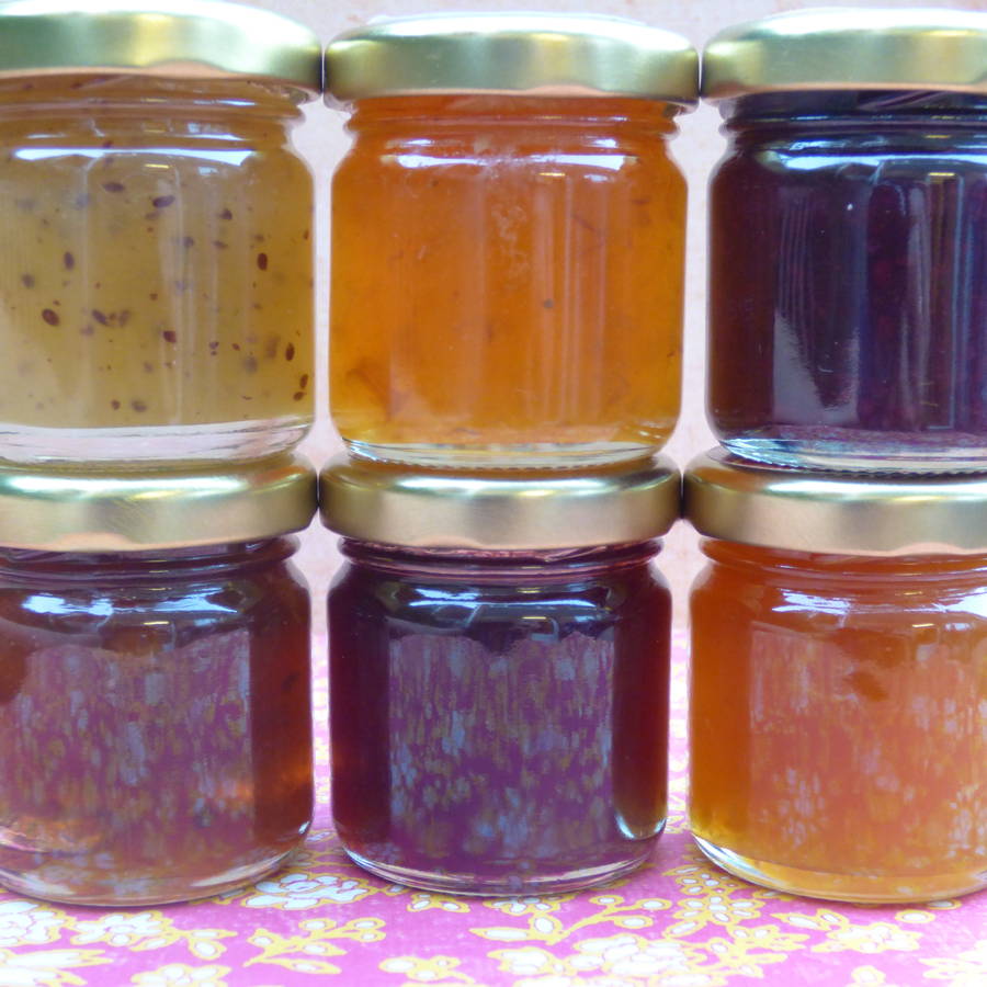 exotic mini jam and marmalade taster box by the tiny marmalade ...