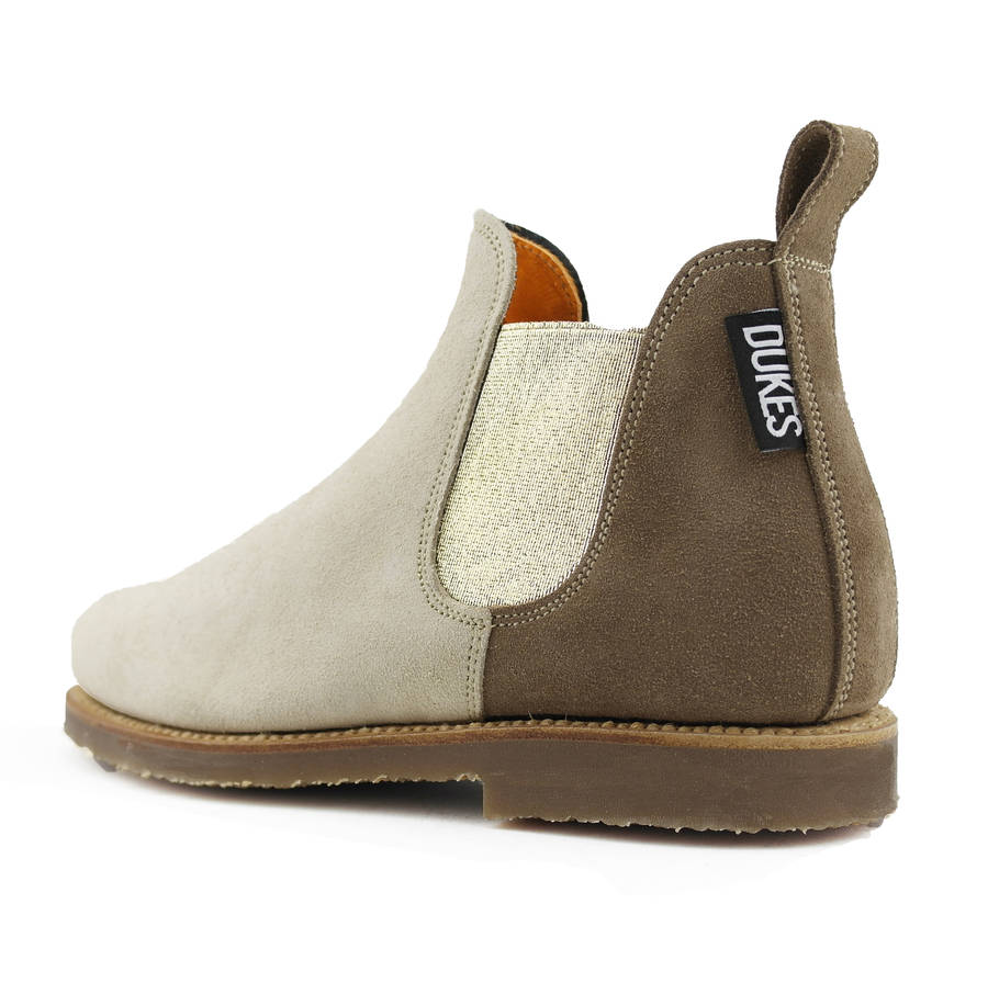 two tone chelsea boot