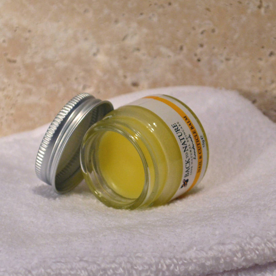 nail and cuticle balm by back to nature skincare