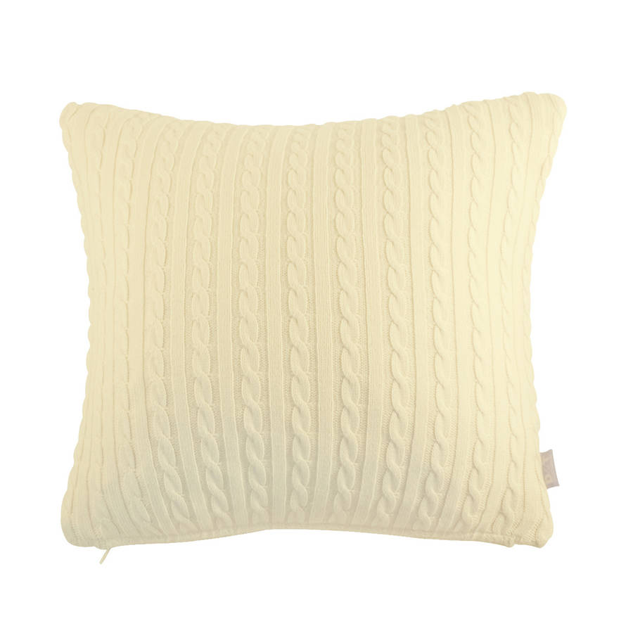 cable knit cushion cover by jodie byrne